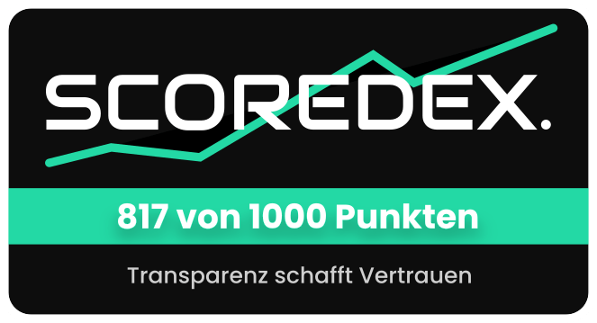 Scoredex-Siegel für PROMA Versicherungsmakler GmbH & Co. KG