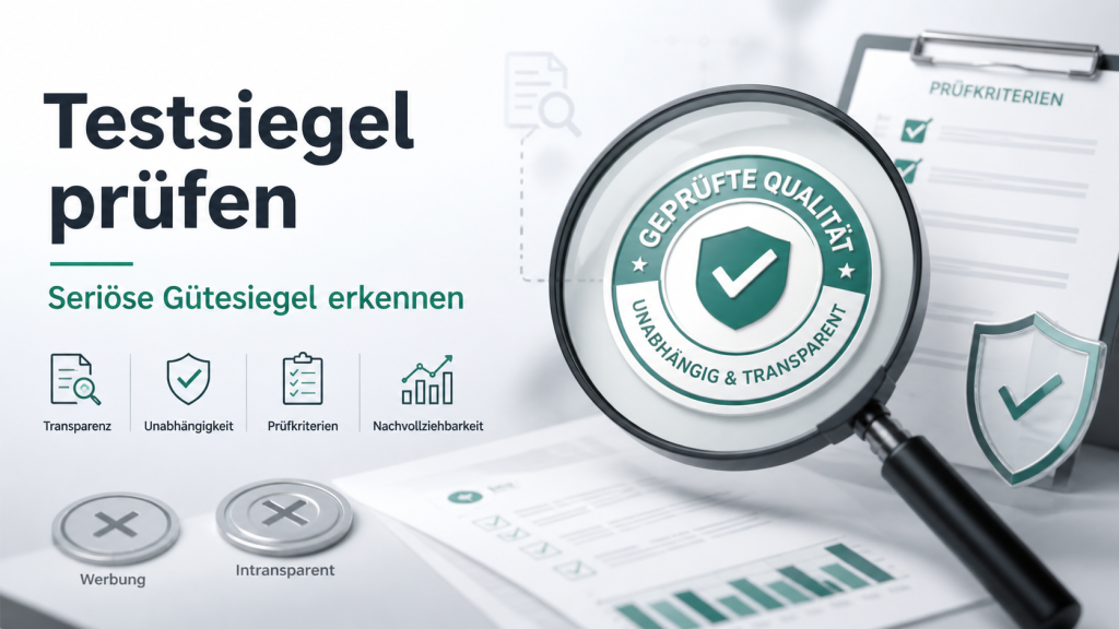 Testsiegel prüfen: Seriöse Gütesiegel erkennen | SCOREDEX