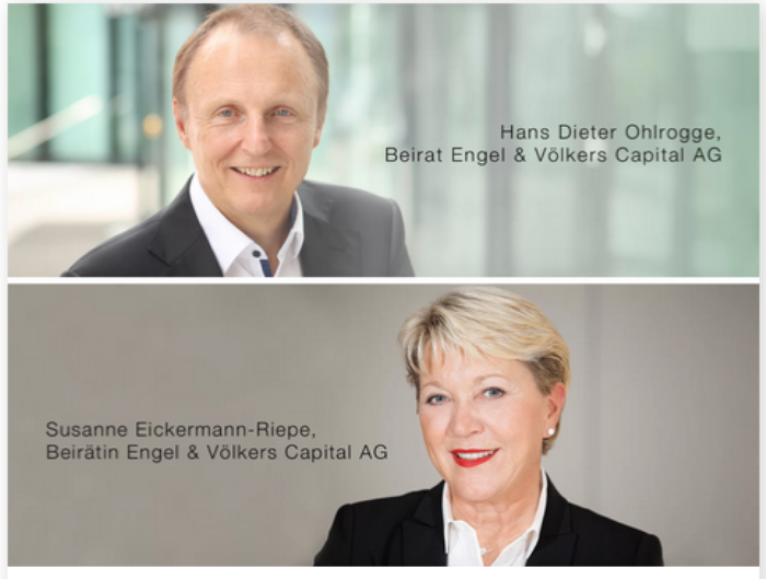 Engel & Völkers Capital - Experten in neuen Beirat Susanne Eickermann-Riepe und Hans Dieter Ohlrogge im Beratungsgremium