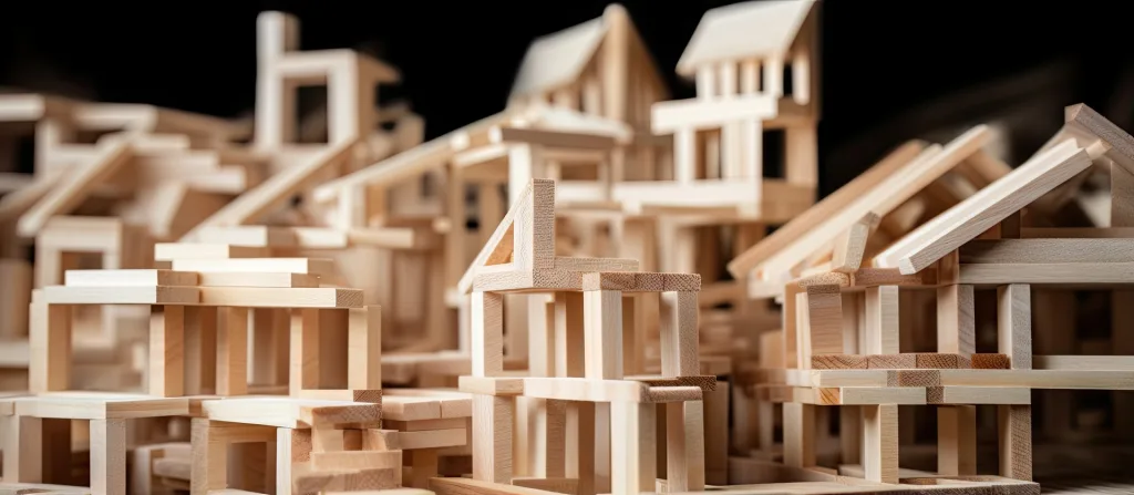 TRIQBRIQ – baut ein Haus aus Holzbausteinen