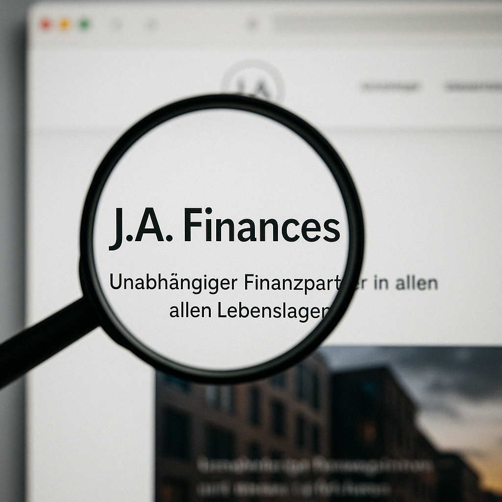 J.A. Finances GmbH – unabhängiger Finanzpartner in allen Lebenslagen