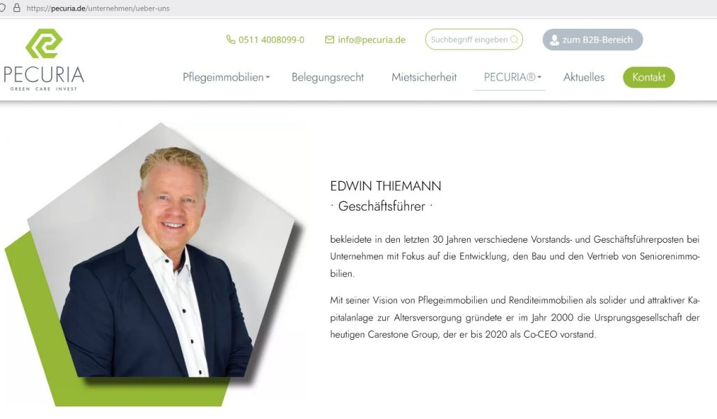 PECURIA GmbH - Spezialist für Pflegeimmobilien als Kapitalanlage