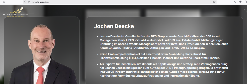 DFS Die Finanzstrategen (Sreenshot)