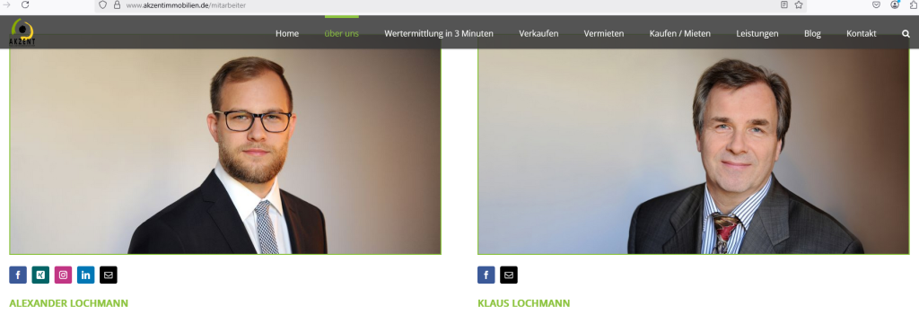 Akzent Finanz und Immobilienservice GmbH (Sreenshot)