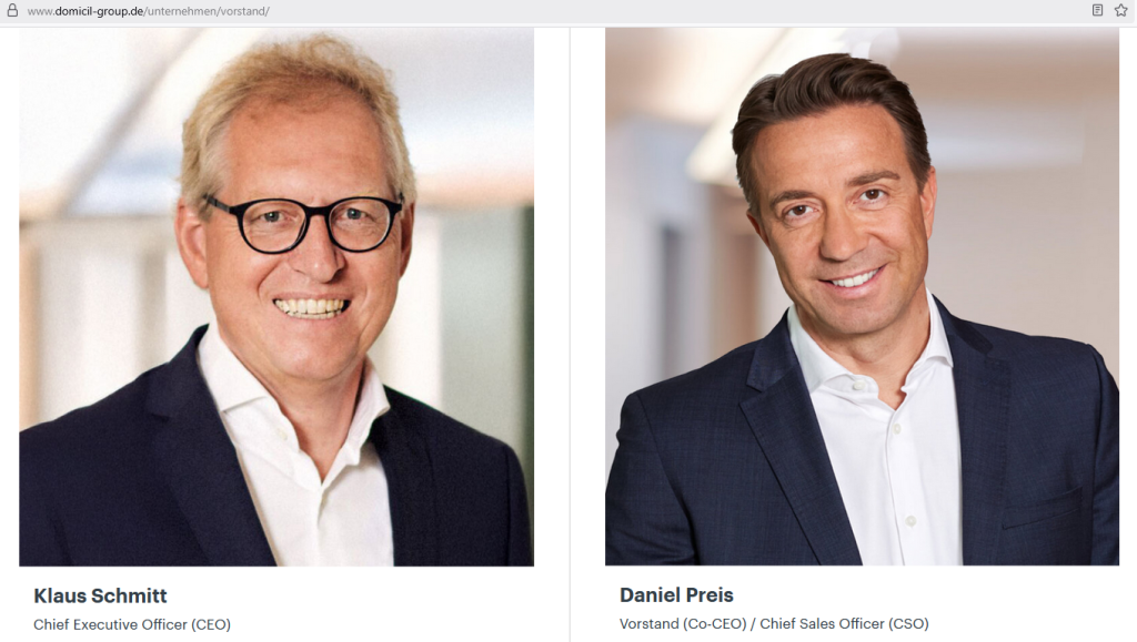 Domicil Real Estate Group - Domicil Real Estate AG (screenshot)