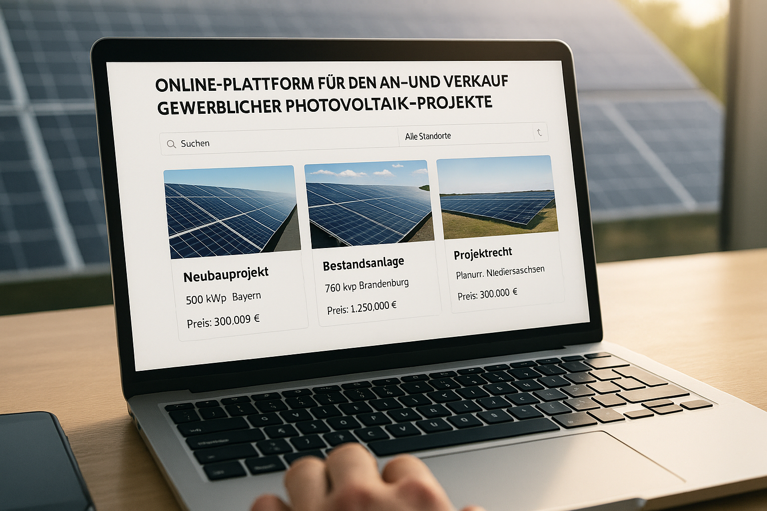 Milk the Sun GmbH – Vermittlungsplattform für Photovoltaik-Projekte