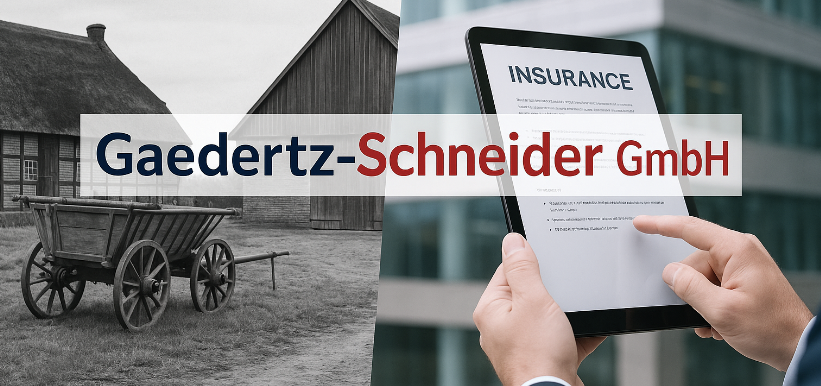 Gaedertz-Schneider GmbH – Versicherungen mit regionalem Fokus