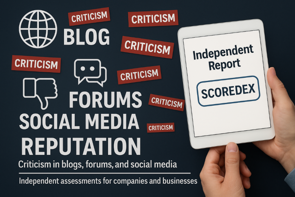 Reputation – Hinweis zum Umgang mit Kritik oder kritischen Beiträgen zu Unternehmen in Blogs, Foren und Social Medien