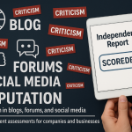 Reputation - Hinweis zum Umgang mit Kritik oder kritischen Beiträgen zu Unternehmen in Blogs, Foren und Social Medien