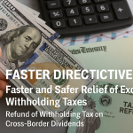 FASTER-Richtlinie - Faster and Safer Relief of Excess Withholding Taxes