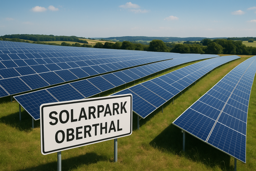 Solarpark Oberthal: Green FOX Energy baut 7 MWp Anlage