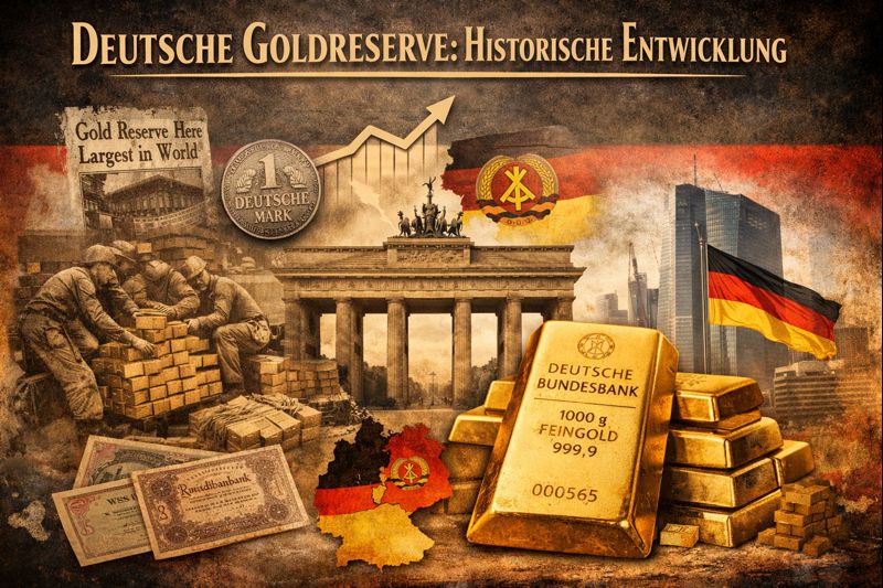 Deutsche Goldreserve: historische Entwicklung
