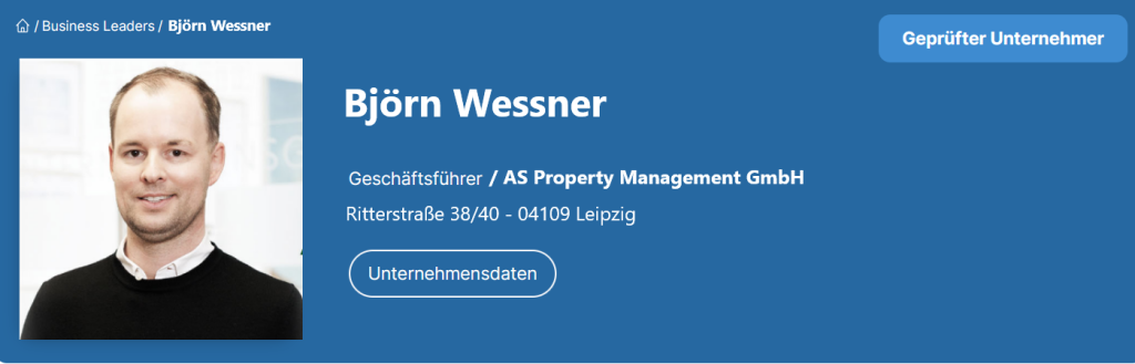 Björn Wessner - AS Property Management GmbH