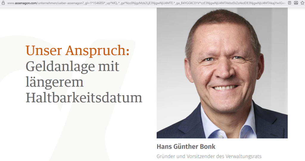 Assenagon Asset Management - Screenshot Webseite - Ausriß vom 10. Januar 2026