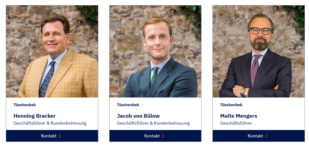 Wolfgang Gaedertz & Co. - Friedrich Schneider GmbH Geschäftsführung - Ausriss Hompeage vom 19.02.26