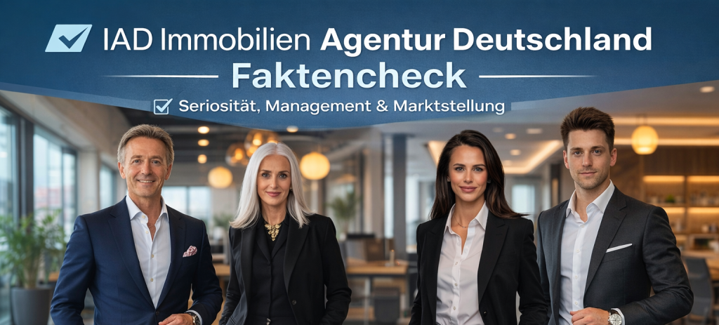 IAD Immobilien Agentur Deutschland Faktencheck: Seriosität, Management & Marktstellung