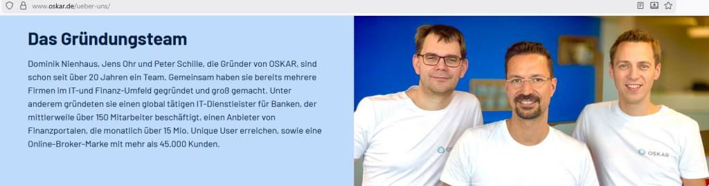 Screenshot Webseite OSKAR.de * Ausriß vom 6. März 2026