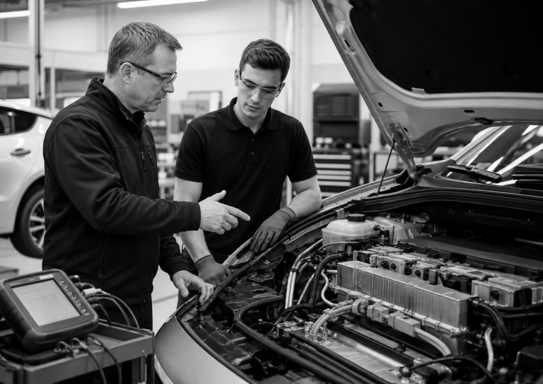 Hochvolt-Schulungen: WE Mobility Academy qualifiziert Fachkräfte für die Elektromobilität