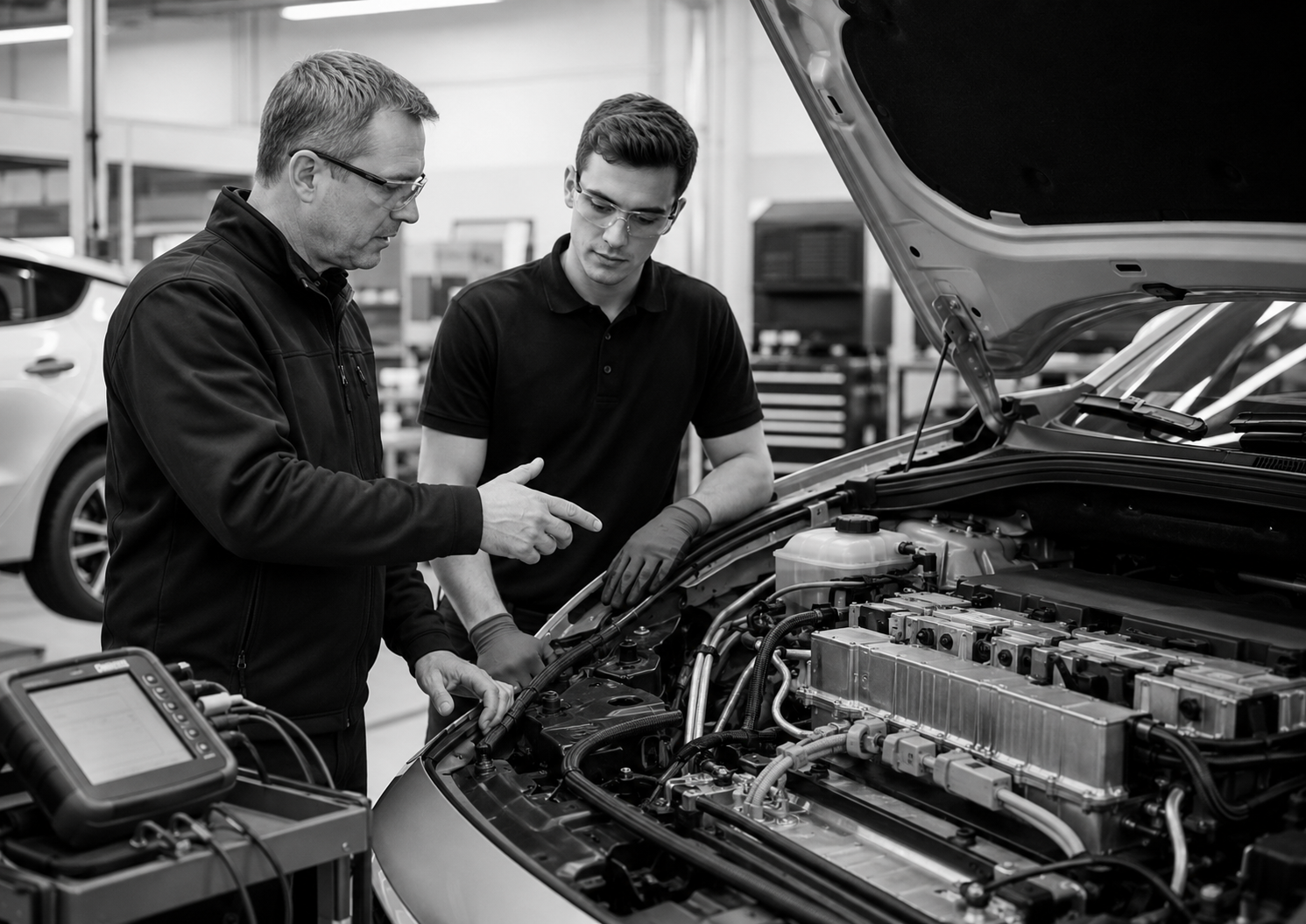 Hochvolt-Schulungen: WE Mobility Academy qualifiziert Fachkräfte für die Elektromobilität