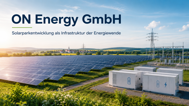 ON Energy GmbH: Wie Solarparkentwicklung zur neuen Infrastruktur der Energiewende wird
