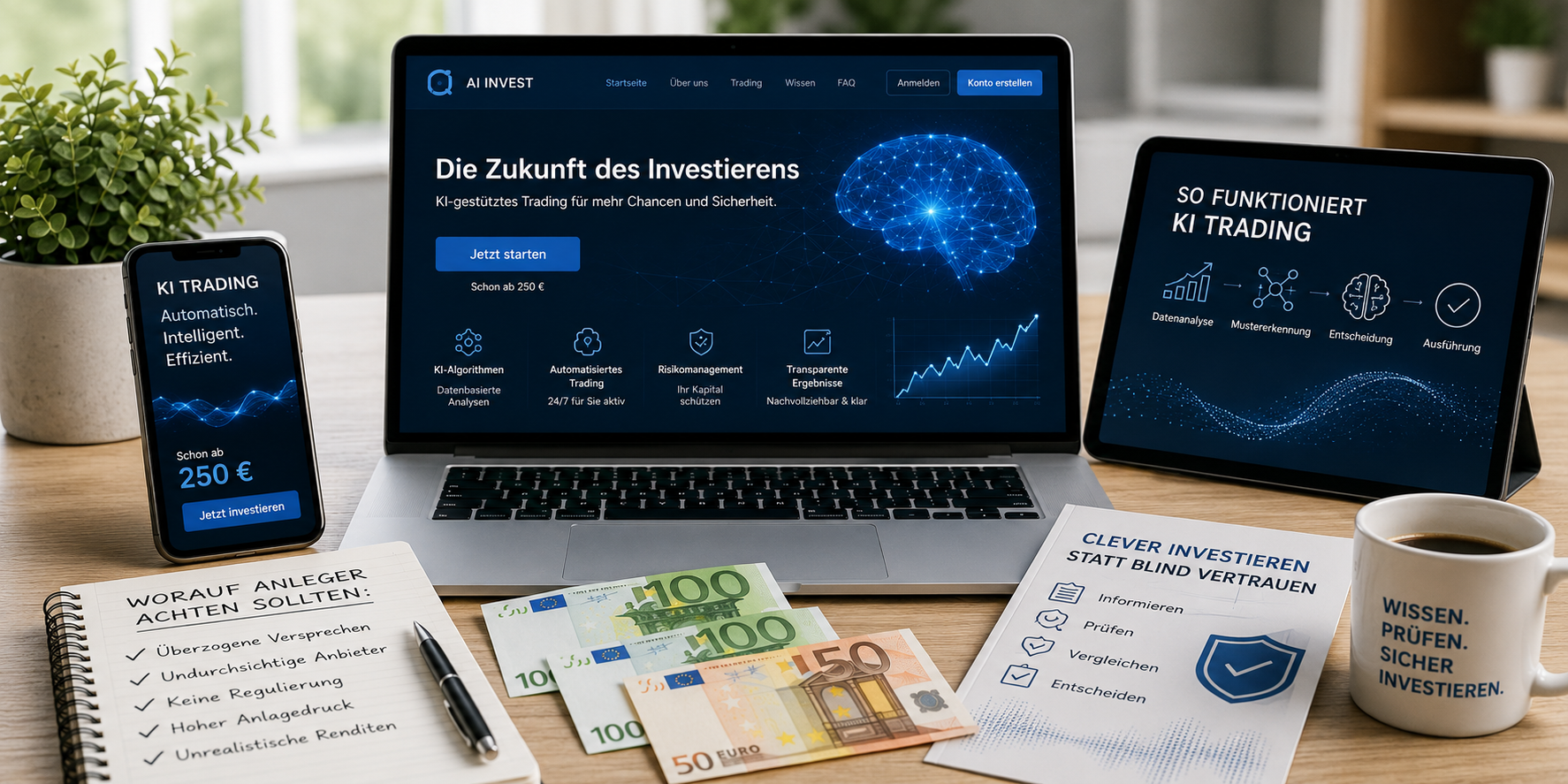 KI Trading Betrug: Wie Quantum AI, Zeltix AI & Co. Anleger täuschen