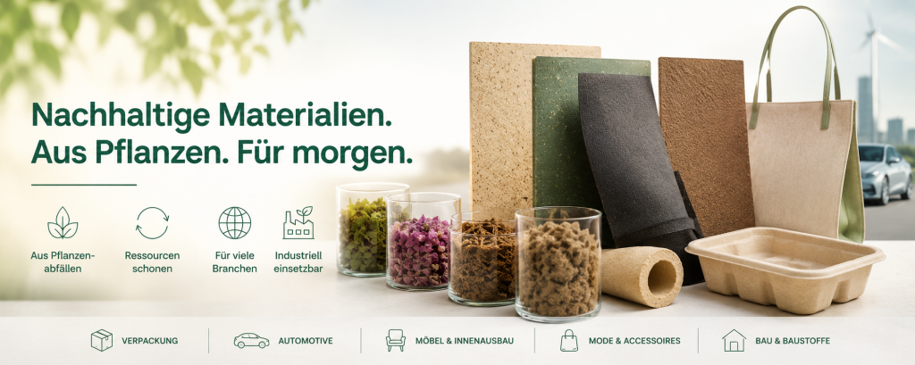 SUSMATA AG – Biobasierte Materialien aus Pflanzenabfällen für Industrie und Kreislaufwirtschaft