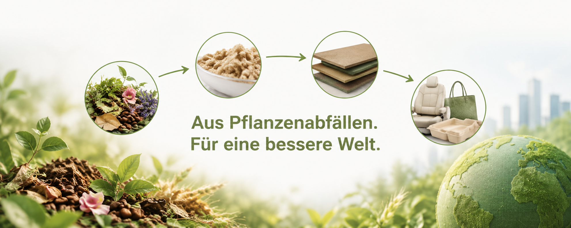 SUSMATA AG – Biobasierte Materialien aus Pflanzenabfällen für Industrie und Kreislaufwirtschaft