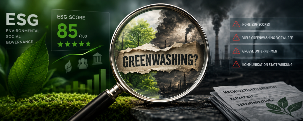 ESG-Scores und Greenwashing-Risiko - Wie verlässlich sind Ratings?