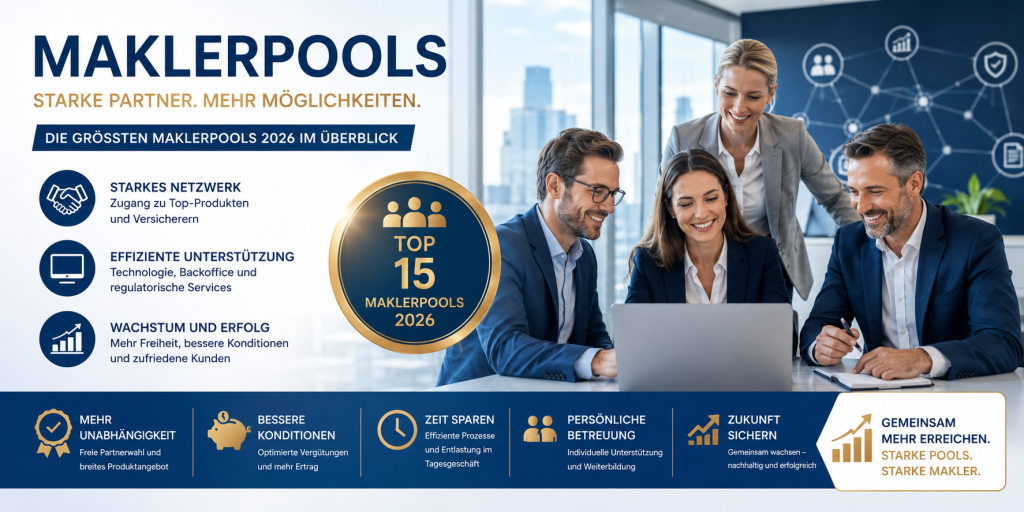 SCOREDEX-Ranking 2026: Die 30 größten Finanzvertriebe und 15 größten Maklerpools