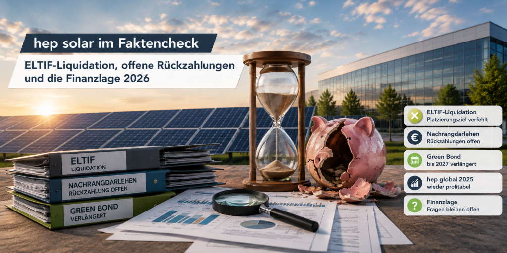 hep solar im Faktencheck: ELTIF-Liquidation