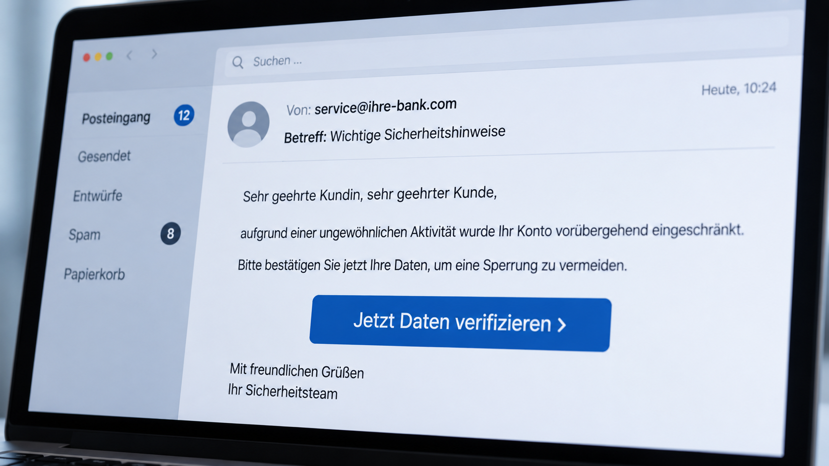 Phishing-Mails: Warum KI Betrugsnachrichten immer schwerer erkennbar macht