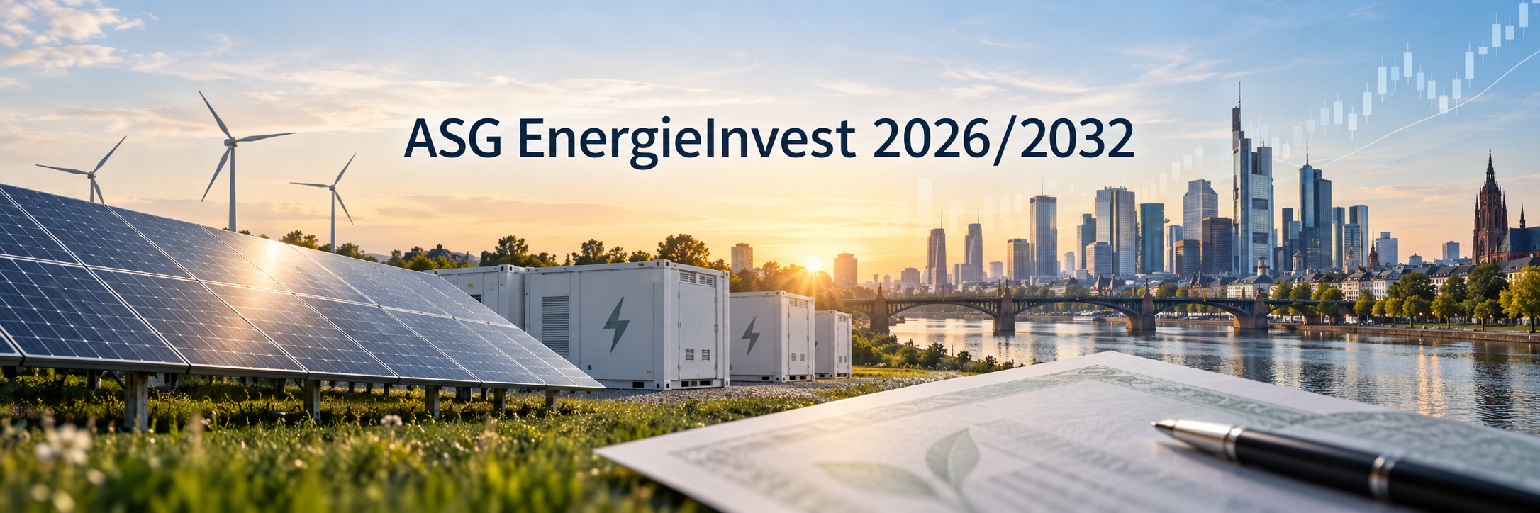 ASG EnergieInvest 2026/2032: Anleihe soll am 24. November in Frankfurt in den Börsenhandel starten