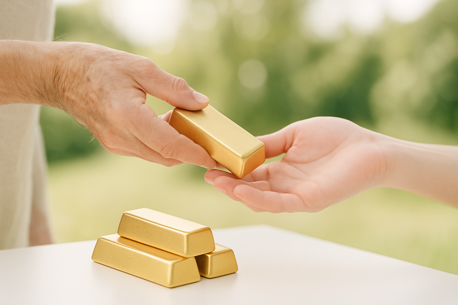 Gold vererben: Freibeträge, Wertermittlung und Aufteilung