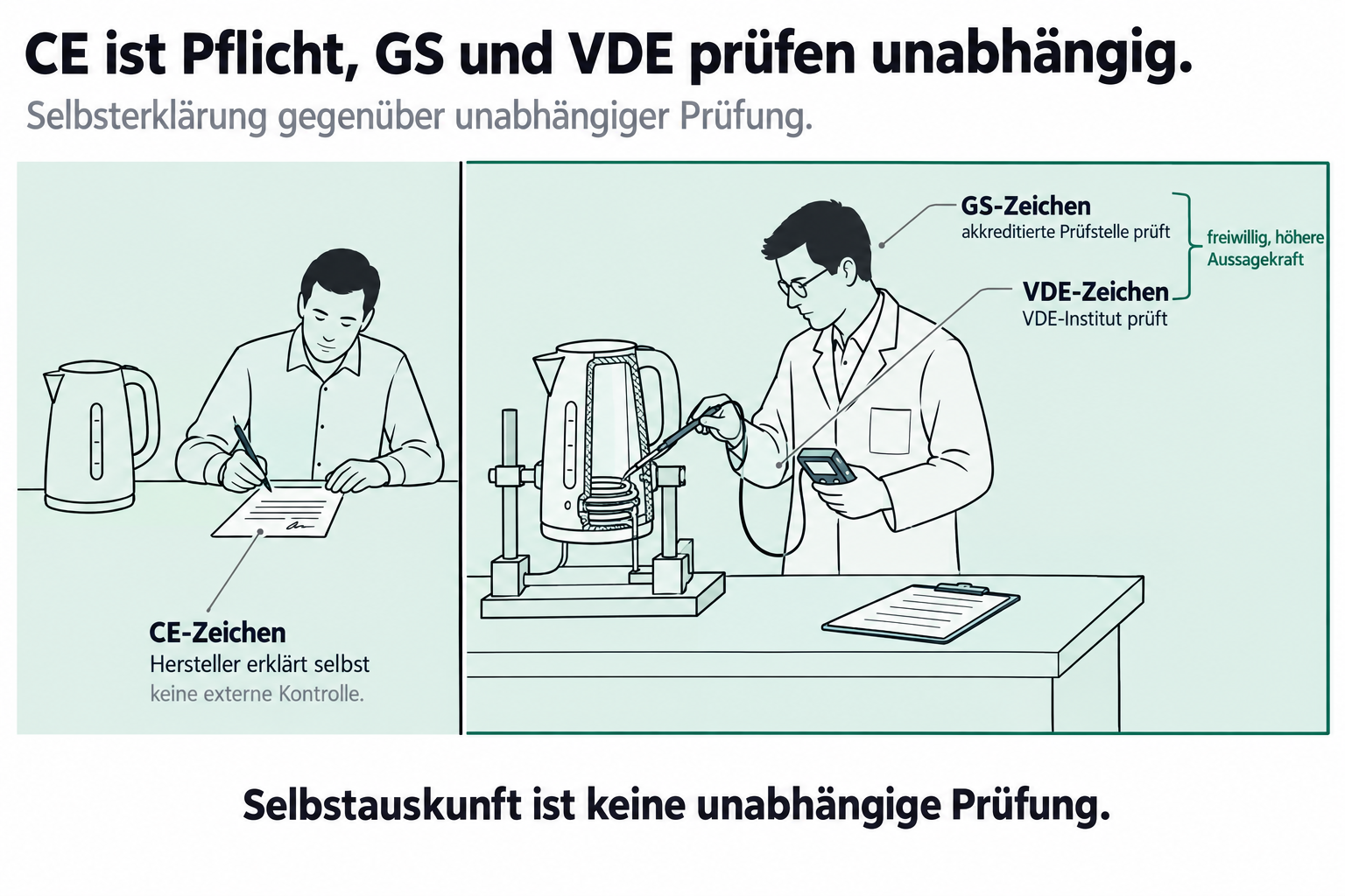 Prüfsiegel richtig prüfen