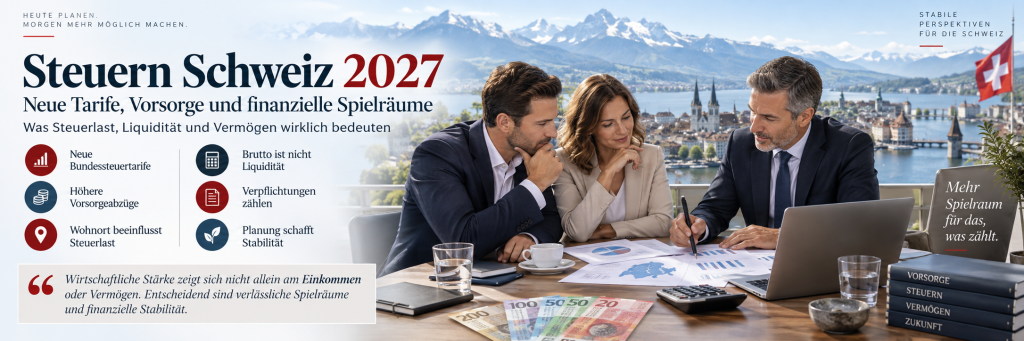 Steuern Schweiz 2027